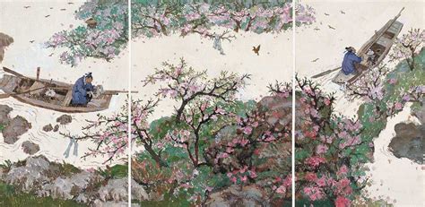 The Peach Blossom Spring! A Timeless Tale of Serenity Hidden Away From the Tumult of Life?