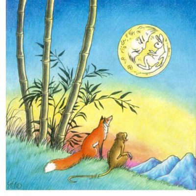  The Rabbit and the Moon - Một câu chuyện cổ Ấn Độ đầy bí ẩn và trí tuệ về lòng tham và sự kiên nhẫn!